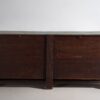 Aparador de entrada antiguo de madera de tonos azules y amarillos (c.1920)