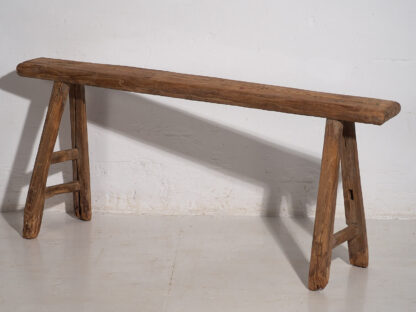 Small antique saloon bench (c.1870) #1