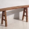 Petit banc ancien en bois (c.1870) #3