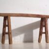 Petit banc ancien en bois (c.1870) #3