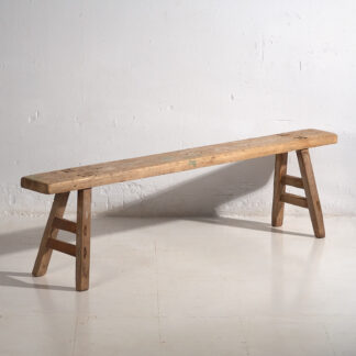 Antique outdoor long bench (c.1870) #1