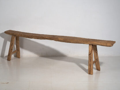 Primitive style antique outdoor bench (c.1870) #3