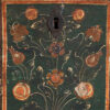 Baúl para pie de cama antiguo con motivos florales (c.1920) #44