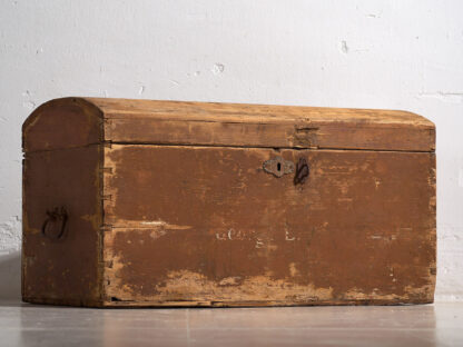 Antique brown patina antique chest (c.1920) #49