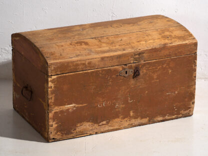 Antique brown patina antique chest (c.1920) #49