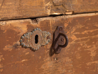 Antique brown patina antique chest (c.1920) #49