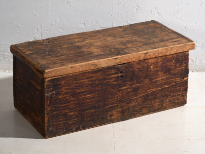 Small antique dark antique chest (c.1920) #62