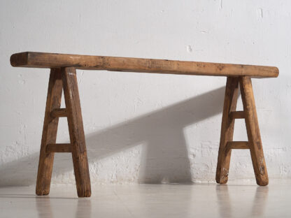 Antique narrow bench for foyer (c.1870) #5