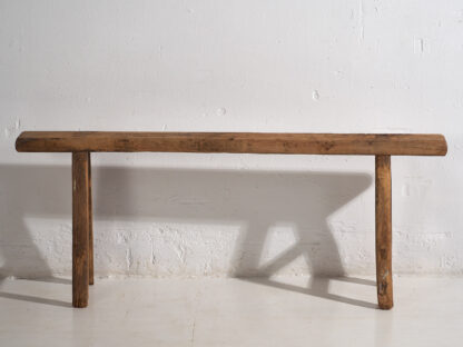 Antique narrow bench for foyer (c.1870) #5