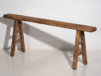 Antique narrow bench for foyer (c.1870) #5