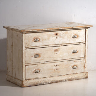 Antique white bedroom chest of drawers (c.1920) #116