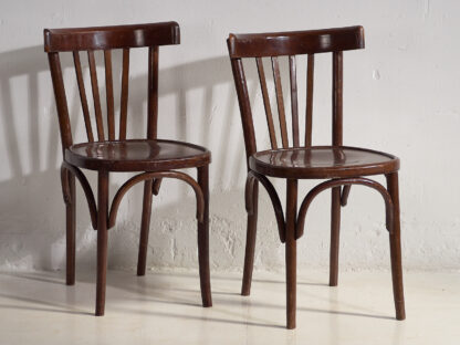 Anciennes chaises de salle à manger avec accoudoirs (c.1900). Ensemble de 4 pièces #27