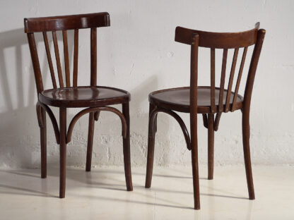 Anciennes chaises de salle à manger avec accoudoirs (c.1900). Ensemble de 4 pièces #27