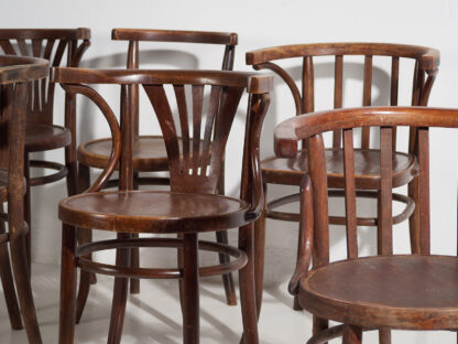 Anciennes chaises longues (c.1920). Ensemble de 6 pièces