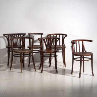 Anciennes chaises longues (c.1920). Ensemble de 6 pièces