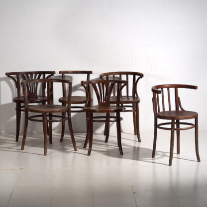 Anciennes chaises longues (c.1920). Ensemble de 6 pièces