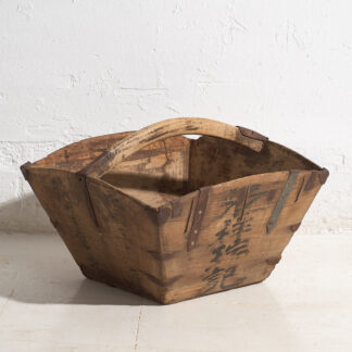 Small antique wooden basket (c.1900)