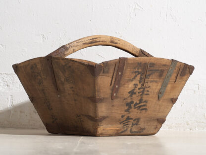 Petit panier en bois ancien (c.1900)