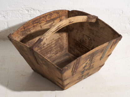 Petit panier en bois ancien (c.1900)