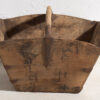 Cesta pequeña de madera antigua (c.1900)