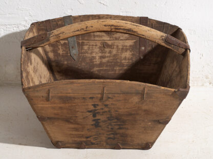 Petit panier en bois ancien (c.1900)