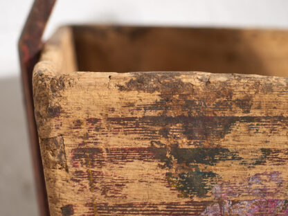 Antique Chinese basket with floral details (c.1900) #4