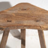 Ancien tabouret rustique en bois (c.1920) #2