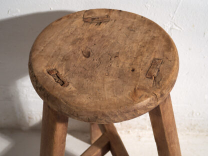 Antique round stool (c.1920) #1