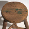 Taburete redondo antiguo (c.1910) #5
