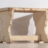 Ancien tabouret de cuisine bas blanc (c.1920) #11