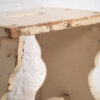 Ancien tabouret de cuisine bas blanc (c.1920) #11