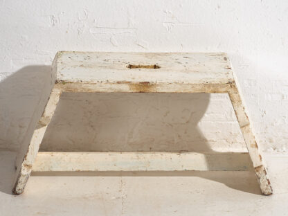 Antique white stool (c.1920) #4