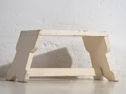 Antique white step stool (c.1920) #6