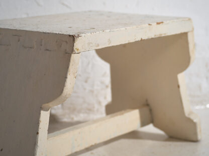 Antique white step stool (c.1920) #6