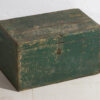 Cofre antiguo con pátina de color verde (c.1920) #4