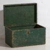 Cofre antiguo con pátina de color verde (c.1920) #4