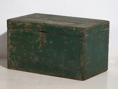 Antique antique chest with green patina (c.1920) #4