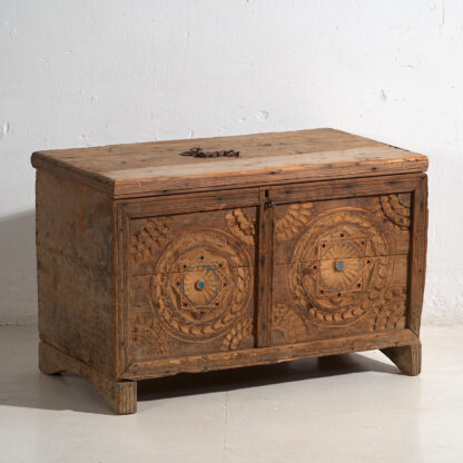 Antique carved trunk (c.1920) #47