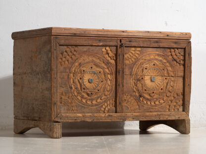 Antique carved trunk (c.1920) #47