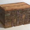 Coffre ancien patiné vert olive (c.1920) #53
