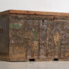 Coffre ancien patiné vert olive (c.1920) #53