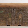Coffre ancien patiné vert olive (c.1920) #53