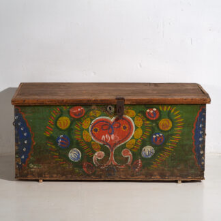 Ancienne table basse coffre (c.1905) #54