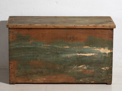 Antique green patina antique chest (c.1920) #58