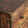 Large antique antique chest of drawers with green patina (c.1920) #102