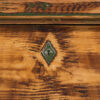 Large antique antique chest of drawers with green patina (c.1920) #102