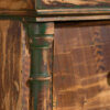 Large antique antique chest of drawers with green patina (c.1920) #102
