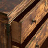 Large antique antique chest of drawers with green patina (c.1920) #102
