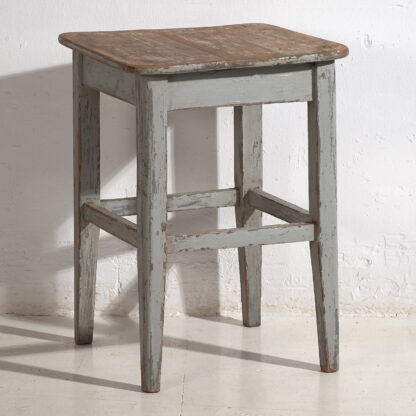 Antique high side table with gray patina (c.1920)