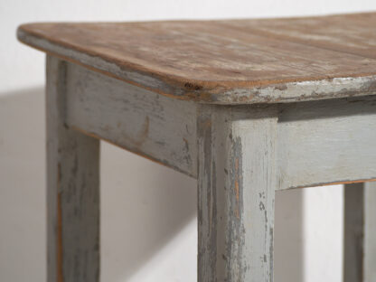 Antique high side table with gray patina (c.1920)